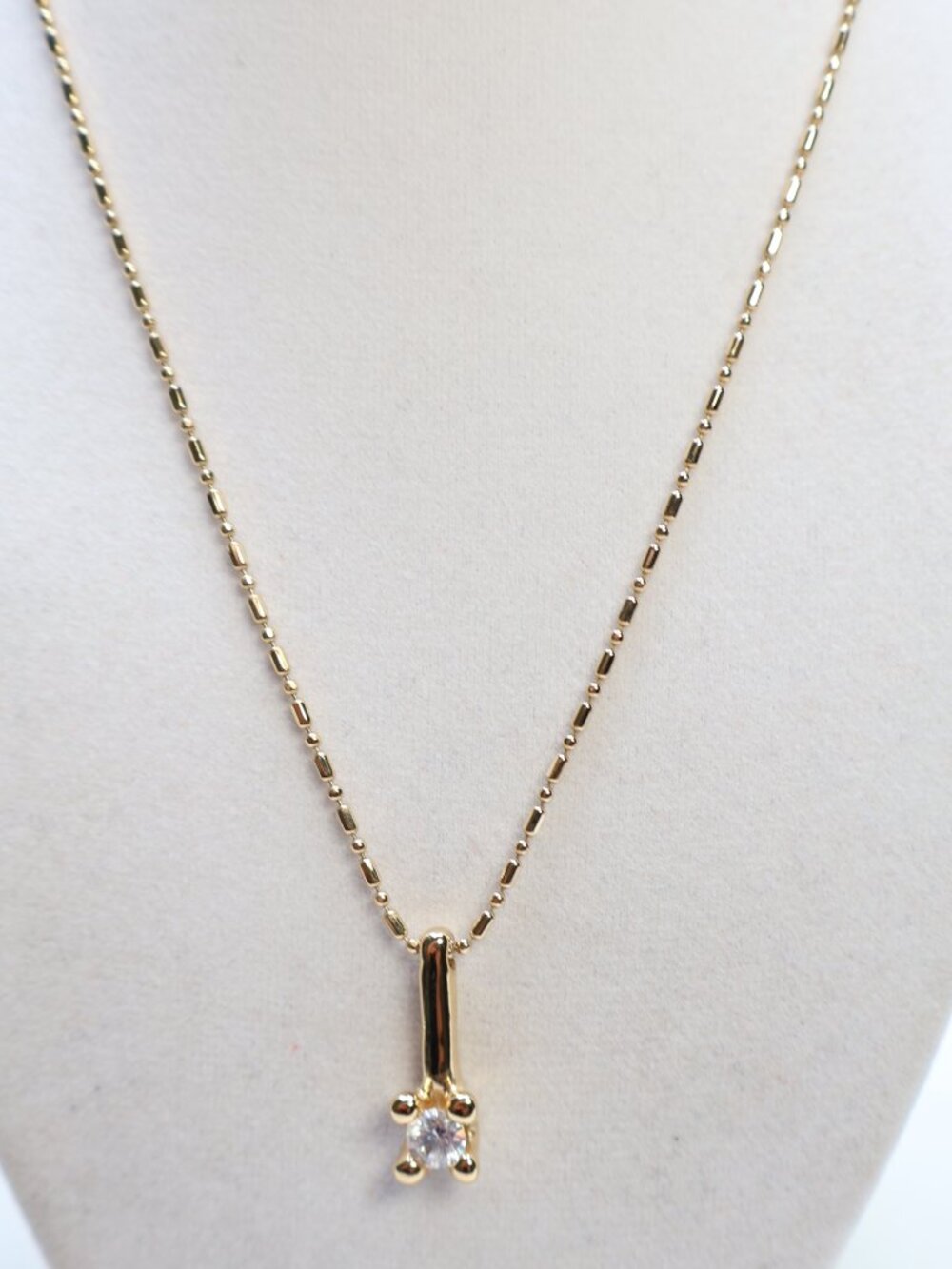 Uno De 50 Gold Tone Clear Crystal Divine Chain Necklace $150